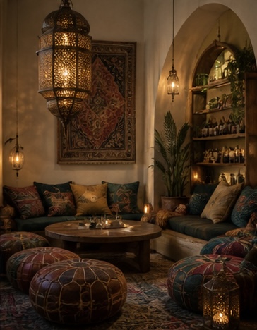 Elixirs and teas at the café