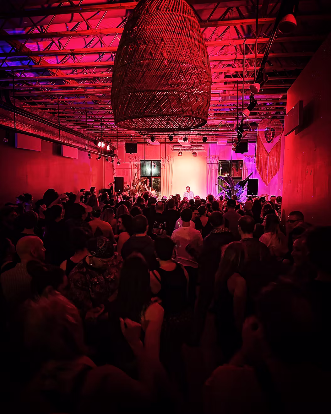 The community gathered for an evening